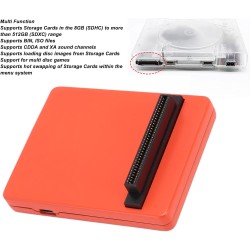 Kit d'émulateur de lecteur optique ps1, boîtier imprimé en 3d, accessoires de jeu avec carte de stockage, compatible pour scph 1