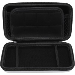 Étui de Transport pour Console de Jeu, Pochette de Rigide de Voyage pour New 2DS XL, 2DS LL, New 3DS, 3DS avec Porte-Cartouche à