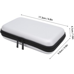 Étui de Transport pour Console de Jeu, Pochette de Rigide de Voyage pour New 2DS XL, 2DS LL, New 3DS, 3DS avec Porte-Cartouche à