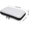 Étui de Transport pour Console de Jeu, Pochette de Rigide de Voyage pour New 2DS XL, 2DS LL, New 3DS, 3DS avec Porte-Cartouche à