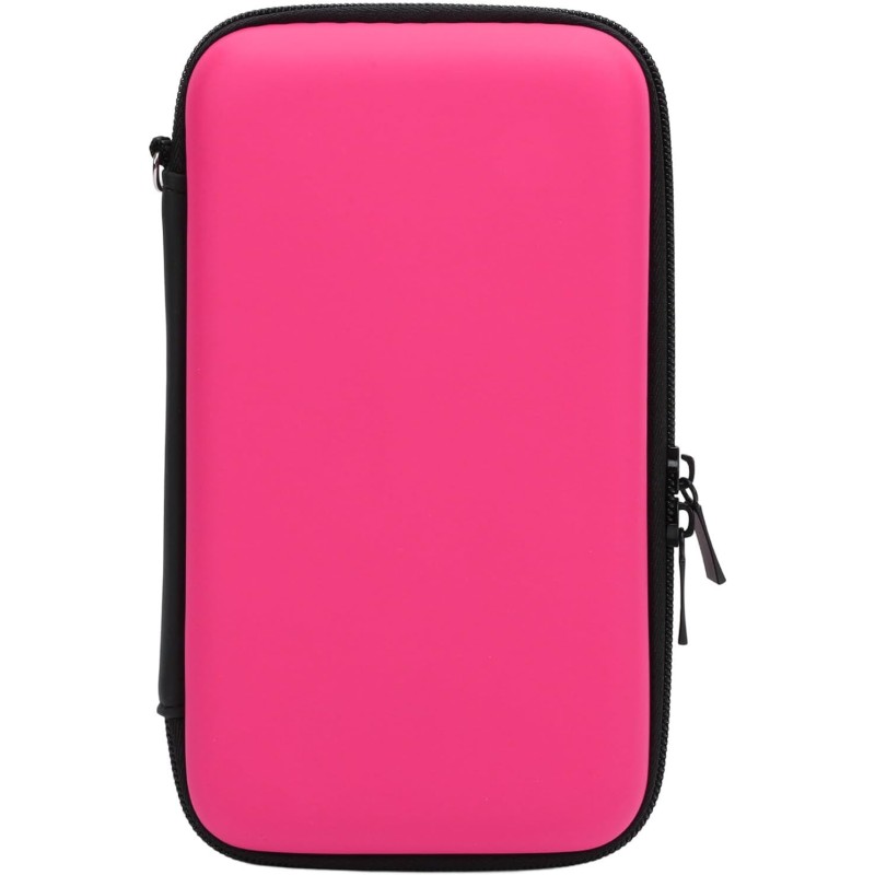Étui de Transport pour Console de Jeu, Pochette de Rigide de Voyage pour New 2DS XL, 2DS LL, New 3DS, 3DS avec Porte-Cartouche à