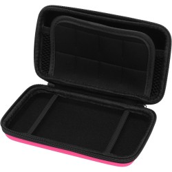 Étui de Transport pour Console de Jeu, Pochette de Rigide de Voyage pour New 2DS XL, 2DS LL, New 3DS, 3DS avec Porte-Cartouche à