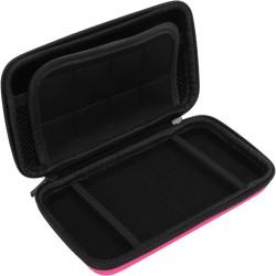 Étui de Transport pour Console de Jeu, Pochette de Rigide de Voyage pour New 2DS XL, 2DS LL, New 3DS, 3DS avec Porte-Cartouche à