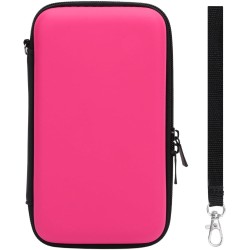 Étui de Transport pour Console de Jeu, Pochette de Rigide de Voyage pour New 2DS XL, 2DS LL, New 3DS, 3DS avec Porte-Cartouche à