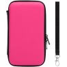 Étui de Transport pour Console de Jeu, Pochette de Rigide de Voyage pour New 2DS XL, 2DS LL, New 3DS, 3DS avec Porte-Cartouche à