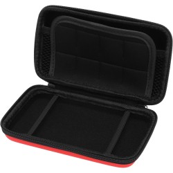 Étui de Transport pour Console de Jeu, Pochette de Rigide de Voyage pour New 2DS XL, 2DS LL, New 3DS, 3DS avec Porte-Cartouche à