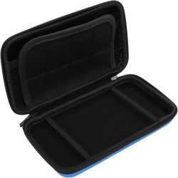 Étui de Transport pour Console de Jeu, Pochette de Rigide de Voyage pour New 2DS XL, 2DS LL, New 3DS, 3DS avec Porte-Cartouche à