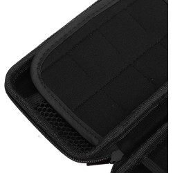 Étui de Transport pour Console de Jeu, Pochette de Rigide de Voyage pour New 2DS XL, 2DS LL, New 3DS, 3DS avec Porte-Cartouche à