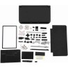 Kit de Remplacement de Réparation Complète de Boîtier 3DS XL pour Systèmes Complets de Réparation Rouge Bleu Blanc (Noir)