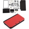 Kit de Remplacement de Réparation Complète de Boîtier 3DS XL pour Systèmes Complets de Réparation Rouge Bleu Blanc (Rouge)