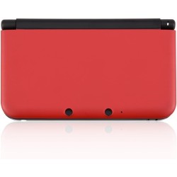Kit de Remplacement de Réparation Complète de Boîtier 3DS XL pour Systèmes Complets de Réparation Rouge Bleu Blanc (Rouge)