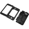Kit de Remplacement de Réparation Complète de Boîtier 3DS XL pour Systèmes Complets de Réparation Rouge Bleu Blanc (Rouge)