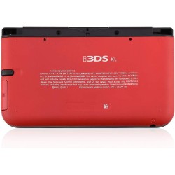 Kit de Remplacement de Réparation Complète de Boîtier 3DS XL pour Systèmes Complets de Réparation Rouge Bleu Blanc (Rouge)