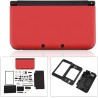 Kit de Remplacement de Réparation Complète de Boîtier 3DS XL pour Systèmes Complets de Réparation Rouge Bleu Blanc (Rouge)