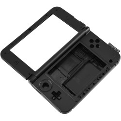 Kit de Remplacement de Réparation Complète de Boîtier 3DS XL pour Systèmes Complets de Réparation Rouge Bleu Blanc (Rouge)