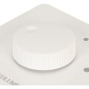 Contrôle de Volume Professionnel 50W, Bouton de Réglage à 5 Vitesses, Contrôleur de Volume, Haut-parleurs Domestiques (Blanc)