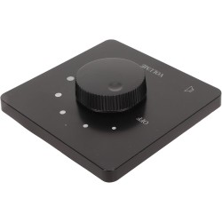 Contrôle de Volume Professionnel 50W, Bouton de Réglage à 5 Vitesses, Contrôleur de Volume, Haut-parleurs Domestiques (Noir)