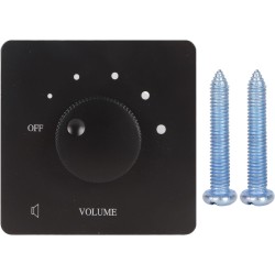 Contrôle de Volume Professionnel 50W, Bouton de Réglage à 5 Vitesses, Contrôleur de Volume, Haut-parleurs Domestiques (Noir)