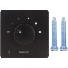 Contrôle de Volume Professionnel 50W, Bouton de Réglage à 5 Vitesses, Contrôleur de Volume, Haut-parleurs Domestiques (Noir)