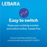 Lebara SIM : 20 Go pour 10 £, moitié prix 3 premiers mois, sans contrat. Activer, payer plus tard. Multi-taille, s'adapte à tous