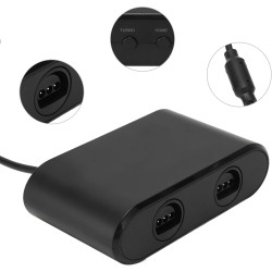 Convertisseur de Contrôleur de Jeu Multifonction, Prend en Charge Home 2 en 1, Adaptateur de Manette de Jeu, Commutateur PC Gami