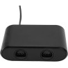 Convertisseur de Contrôleur de Jeu Multifonction, Prend en Charge Home 2 en 1, Adaptateur de Manette de Jeu, Commutateur PC Gami