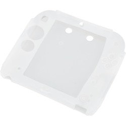 Coque de en silicone 2ds avec protections d'écran supérieure et inférieure, coque souple résistante aux rayures pour contrôleur,