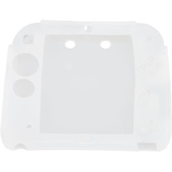 Coque de en silicone 2ds avec protections d'écran supérieure et inférieure, coque souple résistante aux rayures pour contrôleur,