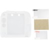 Coque de en silicone 2ds avec protections d'écran supérieure et inférieure, coque souple résistante aux rayures pour contrôleur,