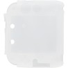 Coque de en silicone 2ds avec protections d'écran supérieure et inférieure, coque souple résistante aux rayures pour contrôleur,