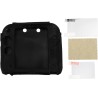 Coque de en silicone 2ds avec protections d'écran supérieure et inférieure, coque souple résistante aux rayures pour contrôleur,
