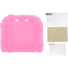 Coque de en Silicone 2DS avec Protections D'écran Supérieure et Inférieure, Coque Souple Résistante aux Rayures pour Contrôleur,