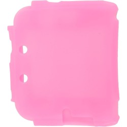 Coque de en Silicone 2DS avec Protections D'écran Supérieure et Inférieure, Coque Souple Résistante aux Rayures pour Contrôleur,
