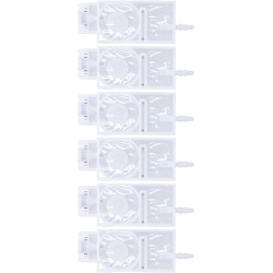 Amortisseur D'encre Remplacement de la Tête à Jet D'encre pour Imprimante XP600 - Amortisseur PP Rectangulaire de 6pcs - Forte R
