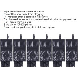 Amortisseur D'encre Remplacement de la Tête à Jet D'encre pour Imprimante XP600 - Amortisseur PP Rectangulaire de 6pcs - Forte R