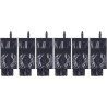 Amortisseur D'encre Remplacement de la Tête à Jet D'encre pour Imprimante XP600 - Amortisseur PP Rectangulaire de 6pcs - Forte R