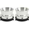 1 paire d'adaptateurs de moyeu NAB 10 pouces en aluminium poli dispositif de chargement universel pour ReVox Akai Teac concentri