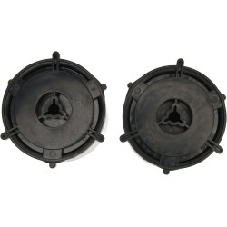 1 paire d'adaptateurs de moyeu NAB 10 pouces en aluminium poli dispositif de chargement universel pour ReVox Akai Teac concentri