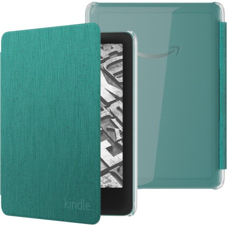 Tout nouvel étui en tissu avec dos transparent pour kindle paperblanc (modèle 2024) et kindle colorsoft signature edition