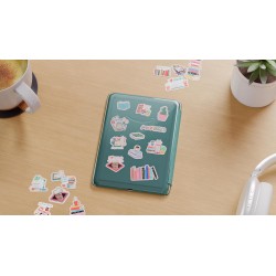 Tout nouvel étui en tissu avec dos transparent pour kindle paperblanc (modèle 2024) et kindle colorsoft signature edition