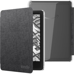 Tout nouvel étui en tissu avec dos transparent pour kindle paperblanc (modèle 2024) et kindle colorsoft signature edition