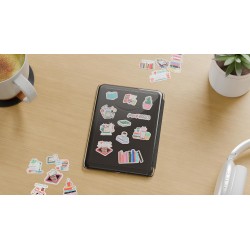 Tout nouvel étui en tissu avec dos transparent pour kindle paperblanc (modèle 2024) et kindle colorsoft signature edition