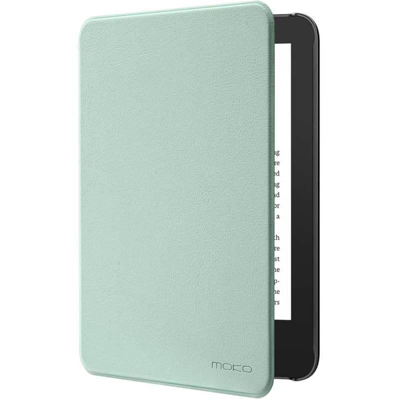 MoKo Étui Compatible avec 6" Kindle(11e Génération Modèle 2024/2022) & Version Internationale, Coque Légère avec Réveil/Sommeil 