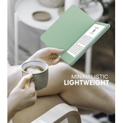 MoKo Étui Compatible avec 6" Kindle(11e Génération Modèle 2024/2022) & Version Internationale, Coque Légère avec Réveil/Sommeil 