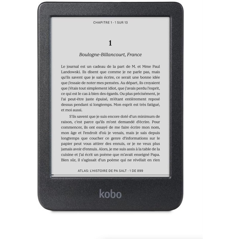 Kobo Clara BW | Liseuse | Écran Tactile Anti-reflet de 6” avec ComfortLight Pro | Option de Mode Sombre | Livres Audio | Étanche