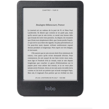 Kobo Clara BW | Liseuse | Écran Tactile Anti-reflet de 6” avec ComfortLight Pro | Option de Mode Sombre | Livres Audio | Étanche