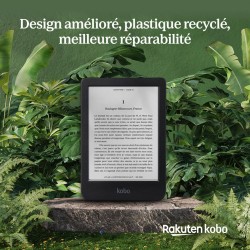 Kobo Clara BW | Liseuse | Écran Tactile Anti-reflet de 6” avec ComfortLight Pro | Option de Mode Sombre | Livres Audio | Étanche