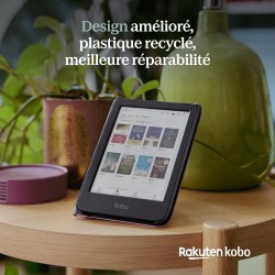 Kobo Clara Colour | Liseuse eBook Couleur | Écran Couleur E Ink Kaleido™ 3 sans Reflets de 6" | Option Mode Sombre | Étanche | L