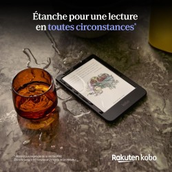 Kobo Clara Colour | Liseuse eBook Couleur | Écran Couleur E Ink Kaleido™ 3 sans Reflets de 6" | Option Mode Sombre | Étanche | L
