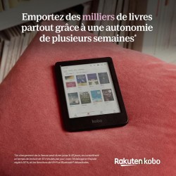 Kobo Clara Colour | Liseuse eBook Couleur | Écran Couleur E Ink Kaleido™ 3 sans Reflets de 6" | Option Mode Sombre | Étanche | L